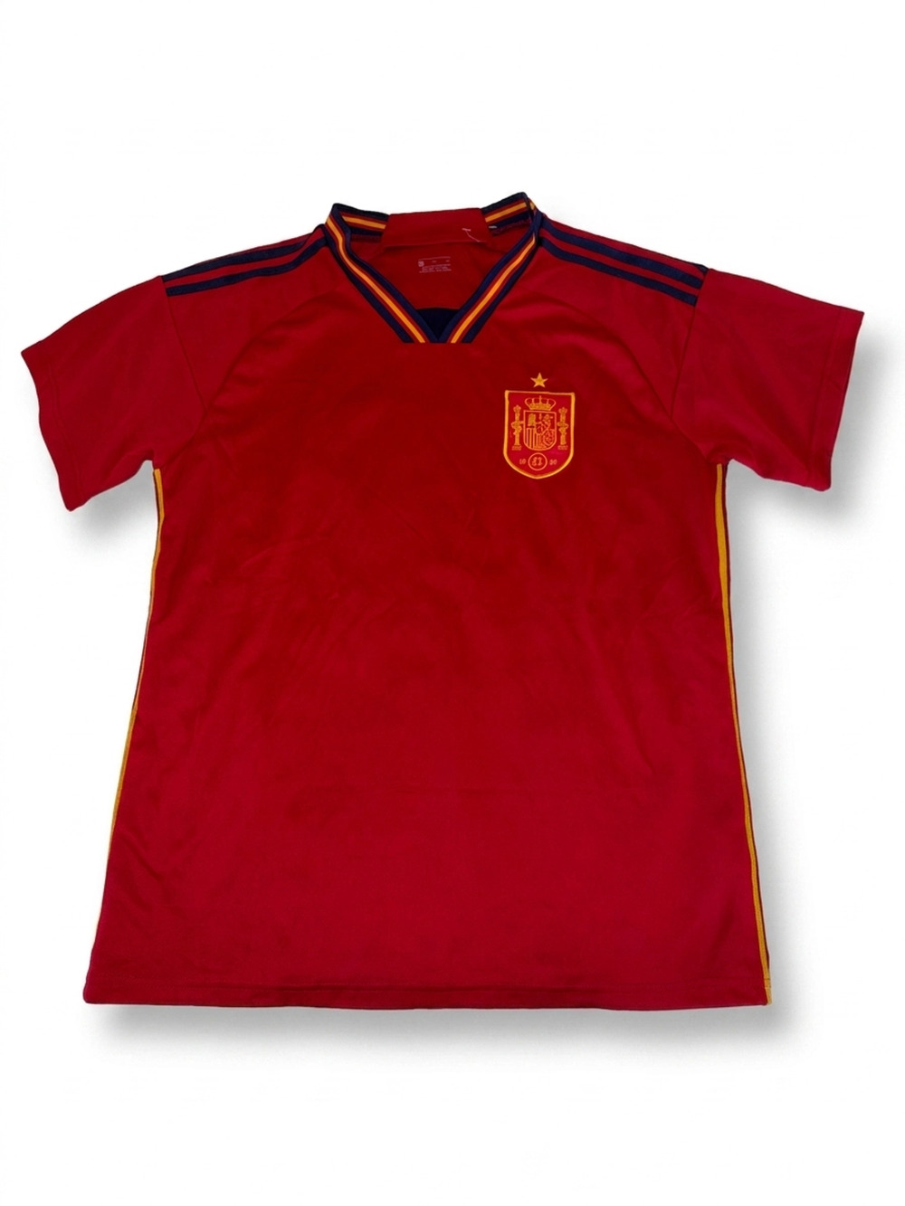 Pedri #10 Spain Red Gold Jersey | Size XL | Official